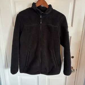 The North Face Girls XL Black Sherpa Fleece Jacket